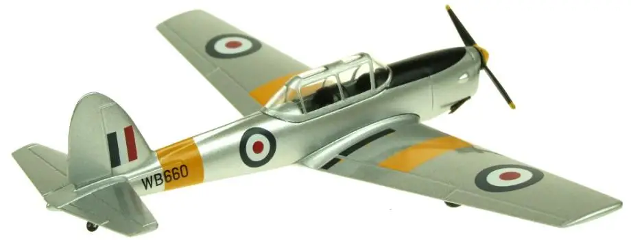 Авиация 72 de habilland DHC1 Chipmunk T Mk 10 WB660 Brit 1/72 литье под давлением модель самолета