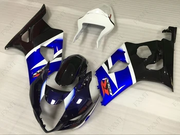 

GSXR 1000 03 Plastic Fairings for Suzuki GSXR1000 03 Plastic Fairings GSX R 1000 2003 - 2004 K3 Body Kits Blue Black White