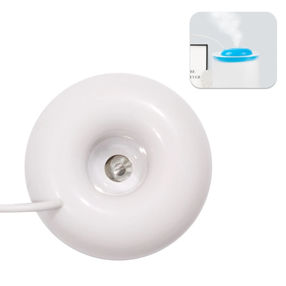 White Мини Портативный пончики USB воздухоувлажнитель очиститель Арома диффузор паровой безопасный использовать для дома офисный распылитель ароматерапия красочный - Цвет: White