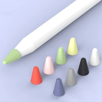 

8PCS/Lot Silicone Replacement Tip Case Nib Protective Cover Skin for Apple Pencil 1st 2nd Touchscreen Stylus Pen Case