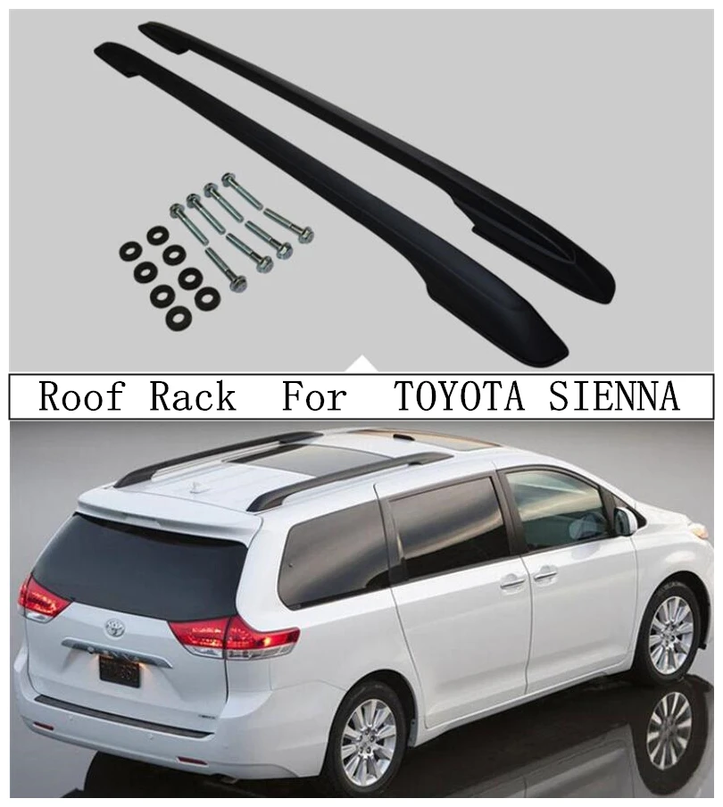 Roof Rack For TOYOTA SIENNA 2011 2021 Aluminum Alloy Rails Bar Luggage