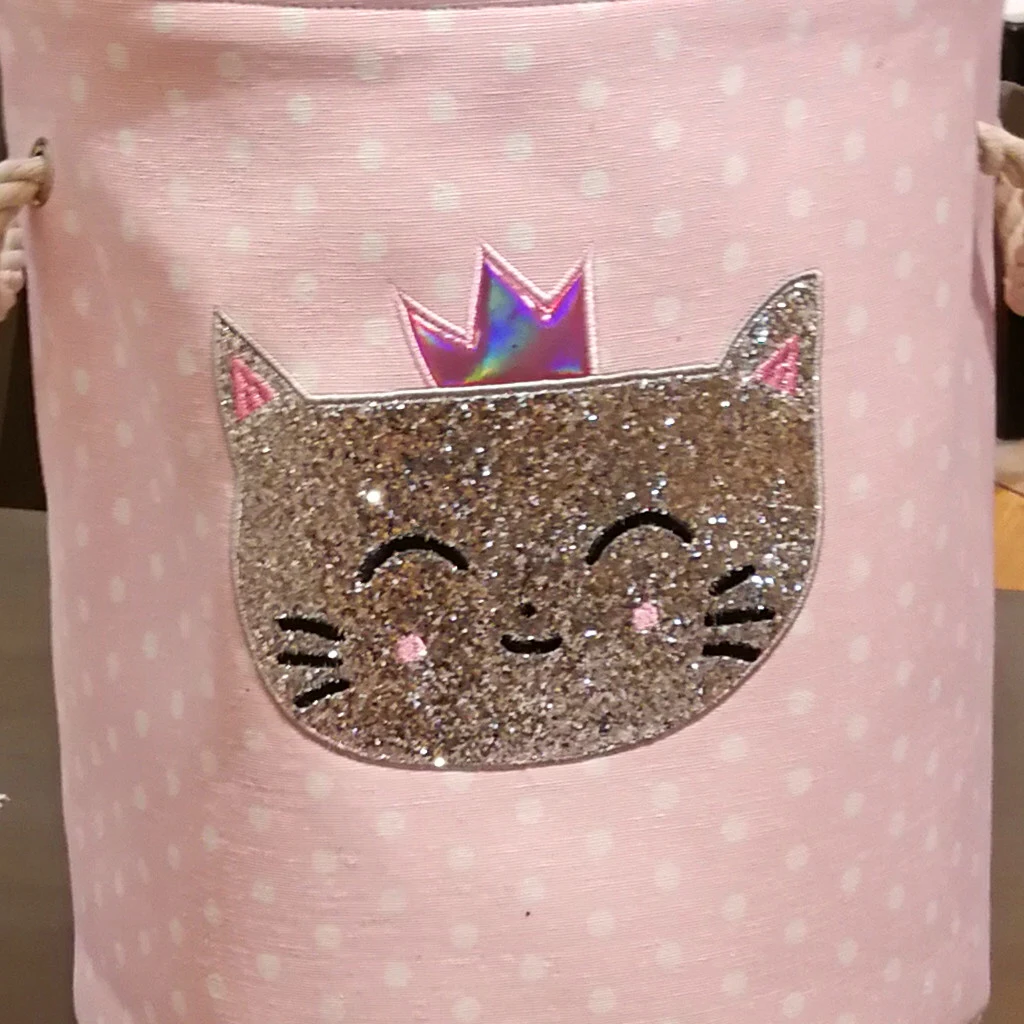 Складная корзина для белья грязной одежды розовые Детские корзины игрушек сумка