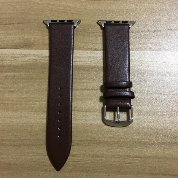 Прочный ремешок для iwatch из натуральной кожи воловья кожа ремешок для Apple Watch Series 1 2 3 4 38 мм 42 мм 40 мм 44 мм серия 5 - Цвет ремешка: coffee