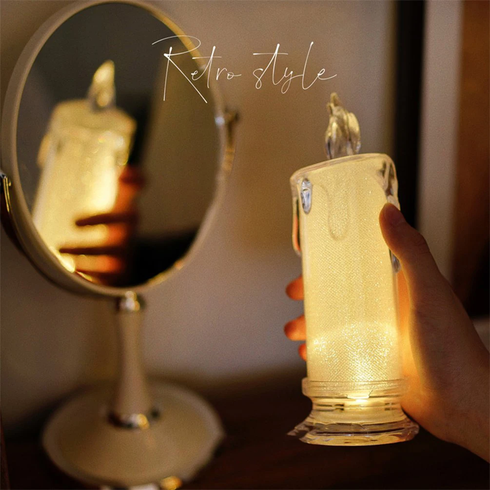 1 шт. беспламенный электронный светодиодный светильник | Дом и сад