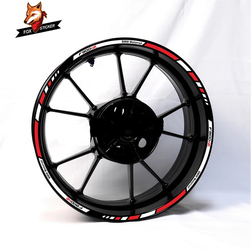 

Wheel Hub Stickers Apply To BMW F800r Motorcycle Stickers Refit Waterproof Personalized Creative Wheel Rim Stickers Accessories