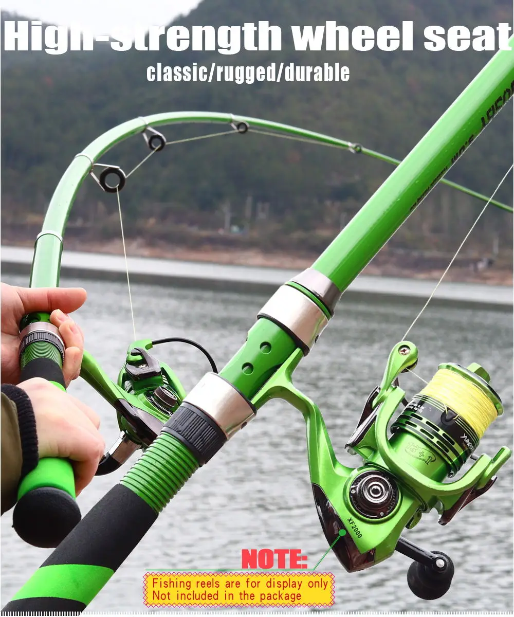 JOSBY Carbon Fiber Sea Fishing Rod FRP Telescopic Feeder Pole Spinning Carp Portable Travel Ultralight 2.1M-3.6M 2020 NEW