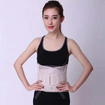 

Adjustable Double Pull Lumbar Support Band Back Support Belt Pain Relief Adjust Band Waist Gym Fitness Brace For Men Women