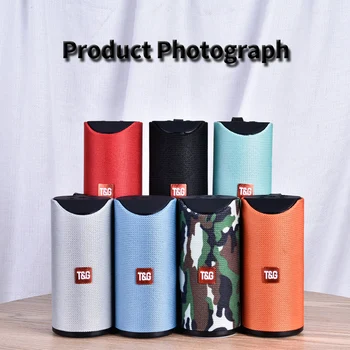 

SULEIYI TG113 Portable Speaker Column Wireless Bluetooth Outdoor Waterproof Soundbar Sound Box Support TF Card FM Radio