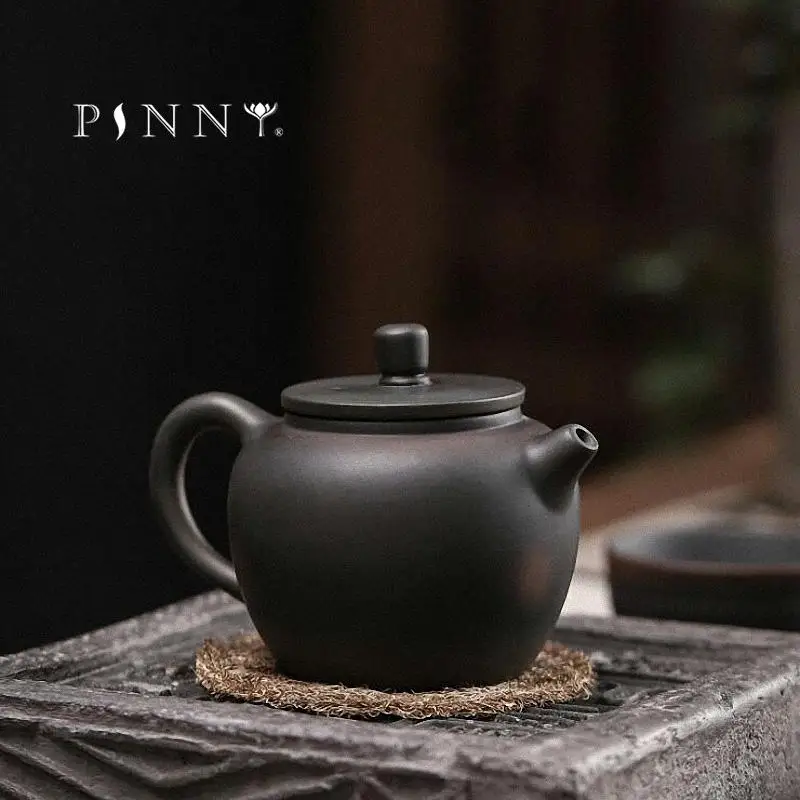 

PINNY 160ML Purple Pottery Kung Fu Teapot Ceramic Vintage Traditional Chinese Tea Pot Retro Drinkware