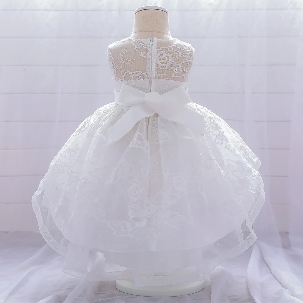 Princess Dress, Flor bordada, Vestidos para bebês, Festa e casamento