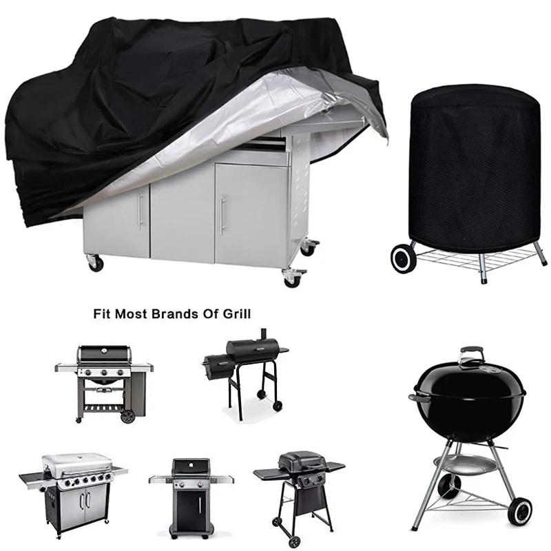 29 Sizes Waterproof BBQ Cover Anti-Dust Outdoor Heavy Duty Charbroil Grill Rain Protective Barbecue Black | Дом и сад