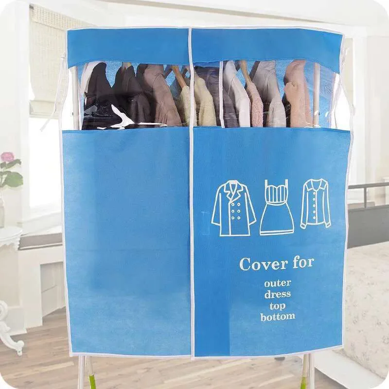 Шкаф пылезащитный чехол для одежды не-плетение одежды висячая сумка Куртка верхняя крышка для хранения E2S