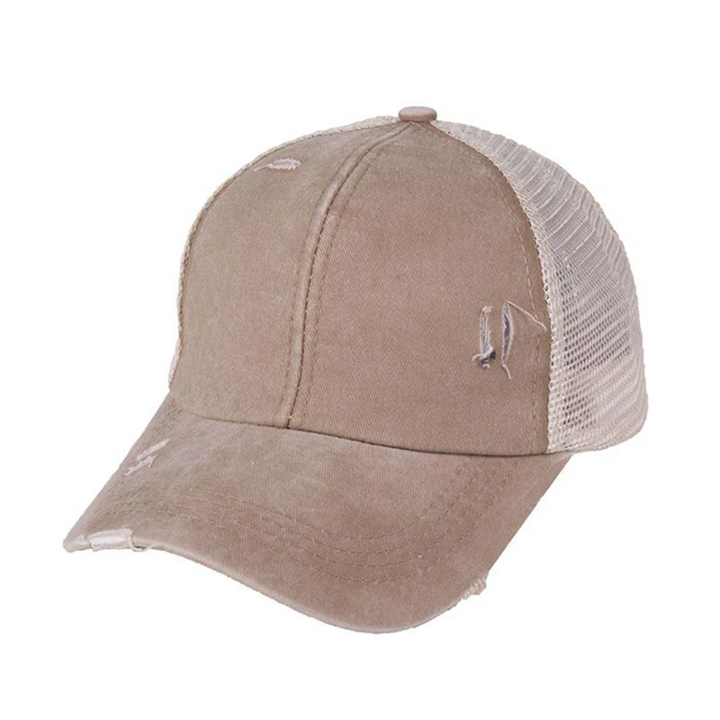 Criss Cross Cap Ponytail Cycling Cap 