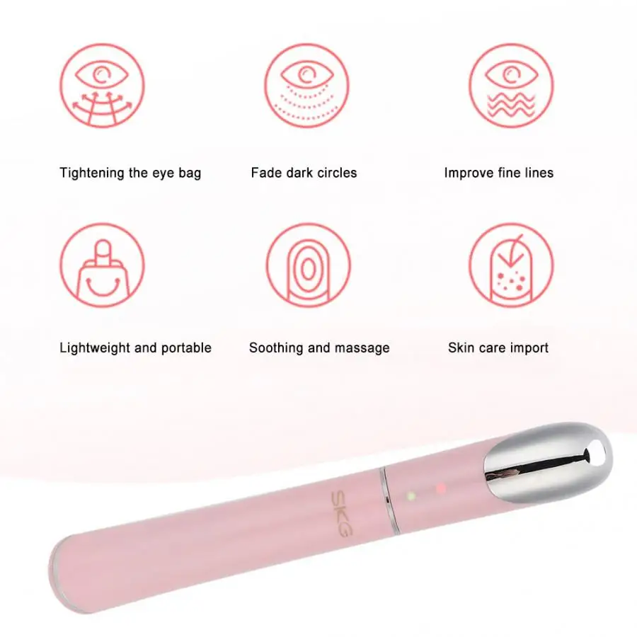 Массажер прибор для красоты глаз Электрический массаж удаляет морщины темные