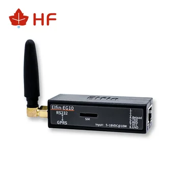 

HF Elfin-EG10 Serial Port Device Connect to Network Modbus TPC IP Function RJ45 RS232 to GSM GPRS Serial Server