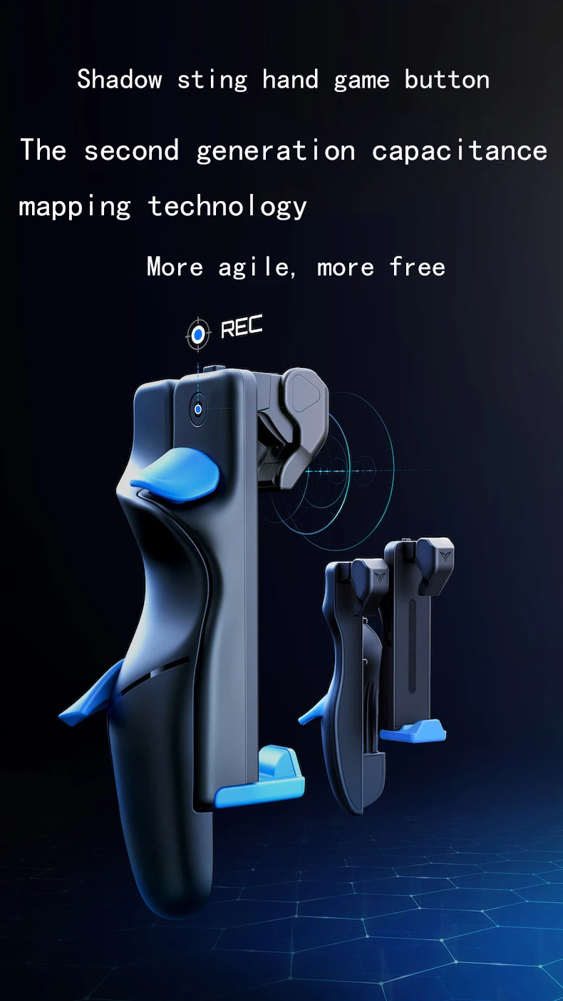 2021 Flydigi New shadow sting Triggers pubg game trigger mobile gamepad hand-held shooting controller for Android and ios