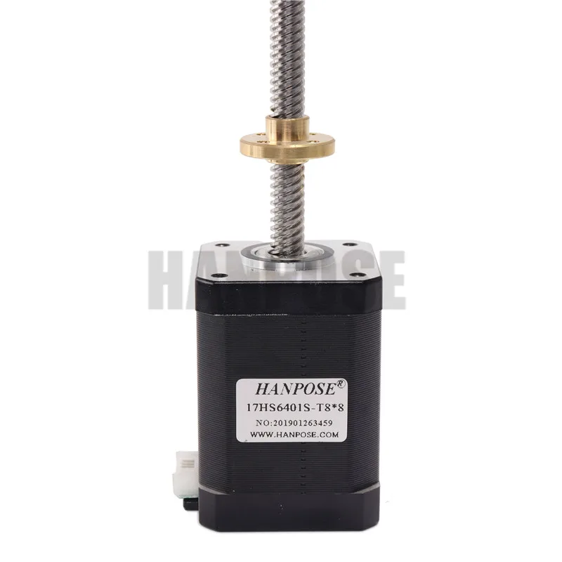 17HS6401S T8 X2/4/8 L310MM винт NEMA17 шаговый двигатель 1.8A 73N. См NEMA17 шаговый двигатель для ЧПУ 3D принтер