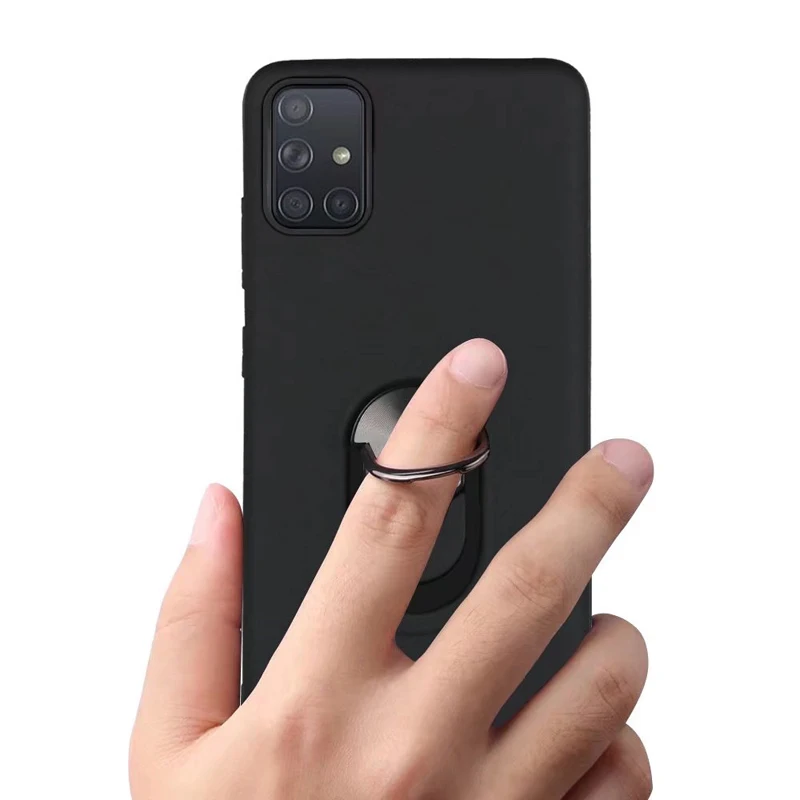 Магнитный металлический кольцевой чехол для Samsung A71 A51 A50 A70 A41 A31 A11 A21S A40 A30 M31 A81 A91 A90