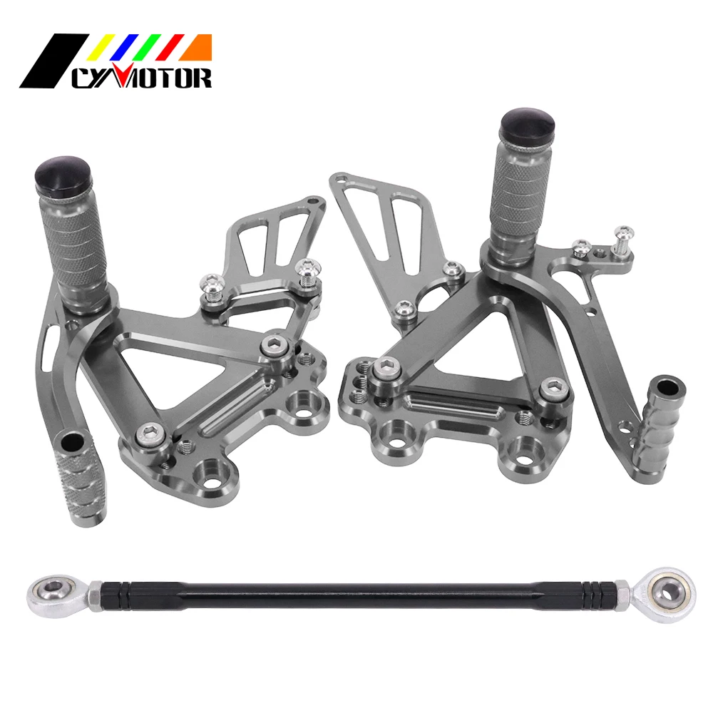 Мотоцикл с ЧПУ Регулируемые подножки для KAWASAKI Ninja ZX6R ZX636 99-02 ZX9R 99-03 ZZR600 05 06 07 08 ZX-6R ZX-9R