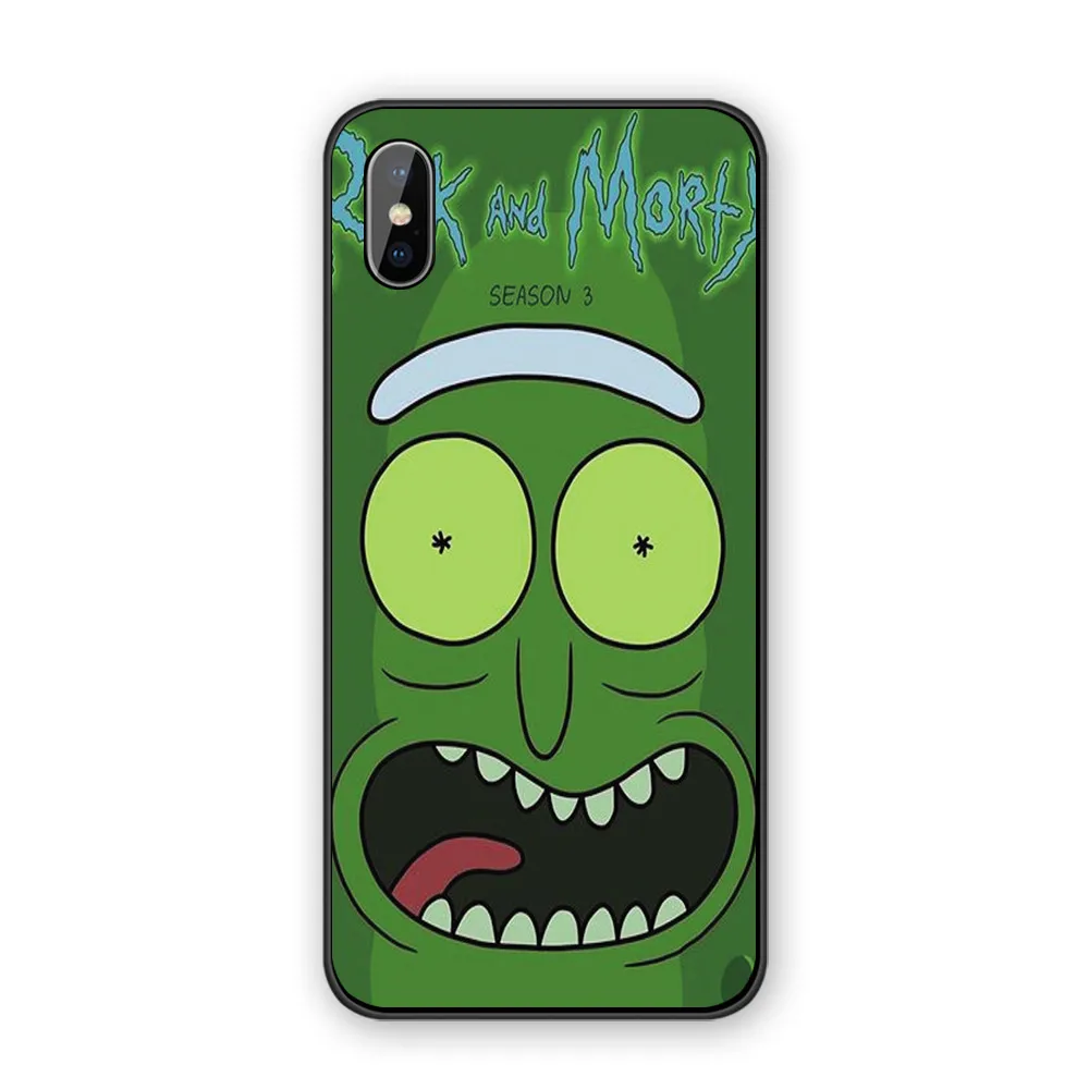 Новые силиконовые мягкие чехлы Rick and Morty для iphone XR X XSMAX 5 5S 6 6S 7 8 Plus 11 11ProMax Coque Funda - Цвет: 9