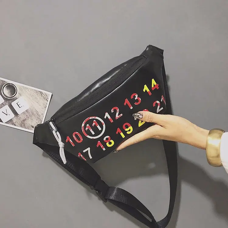 

New Style Fashion Graffiti Lettered Wallet Korean-style PU Crossbody Bag Casual Versatile Multi-functional WOMEN'S Bag