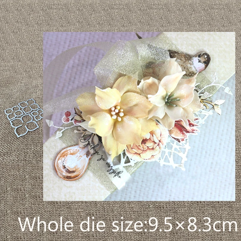

New Design Craft Metal Cutting Die die cuts 4pcs flower decoration scrapbook Album Paper Card Craft Embossing die cuts