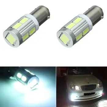 

2Pcs Universal BA9S 10SMD LED Car Sidelight Mini Bulbs License Plate Dome Lights