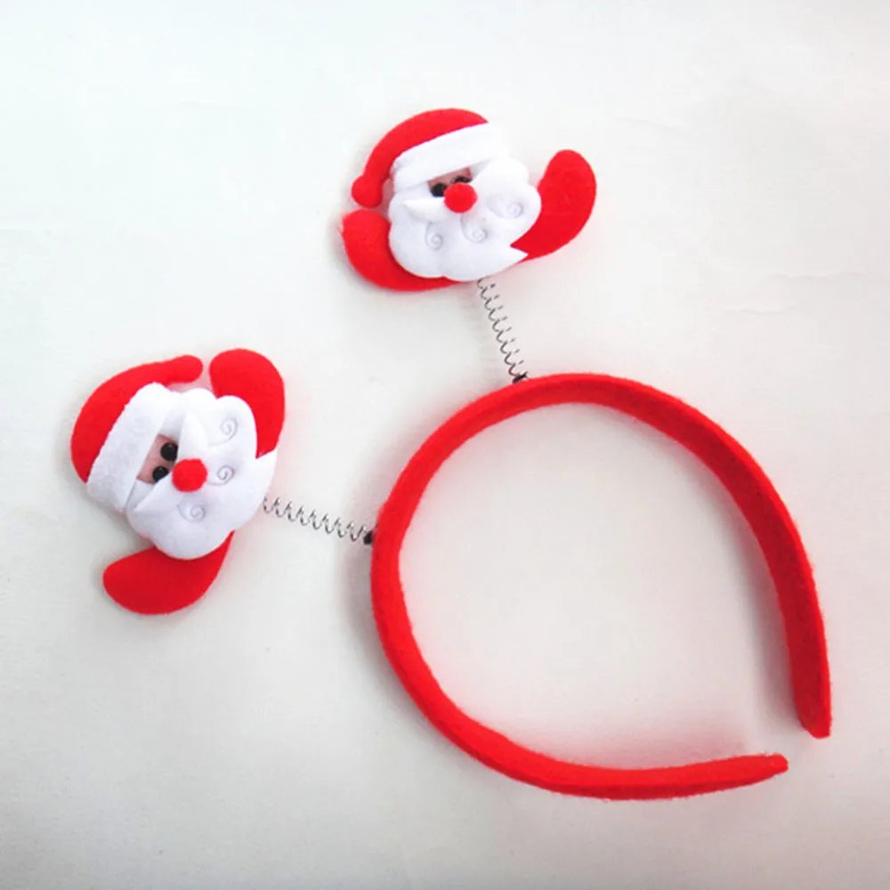 Santa Claus Christmas Headband Xmas Accessories Hairband Photography Props christmas hair accessories gift for kids friends (3)