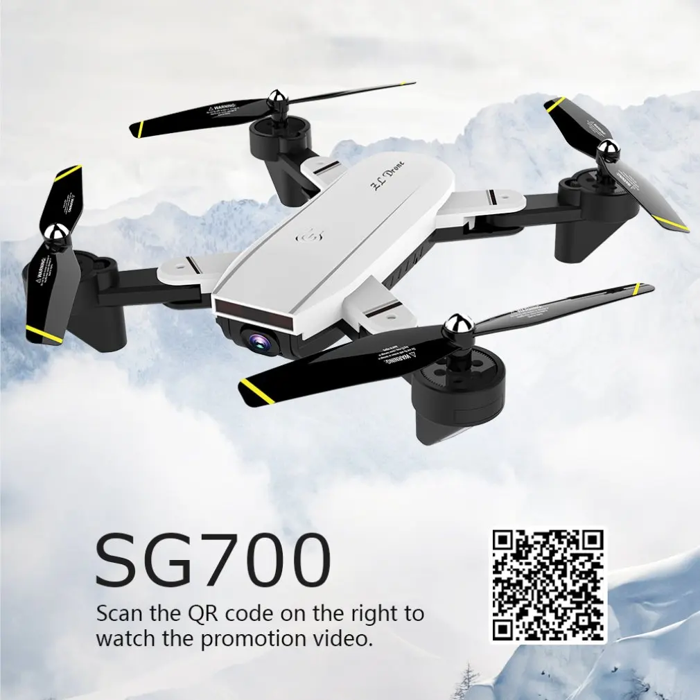 SG700 2,4G Радиоуправляемый Дрон складной Квадрокоптер с 720P HD Wifi FPV камерой оптическое позиционирование потока высота удержания Безголовый режим игрушки