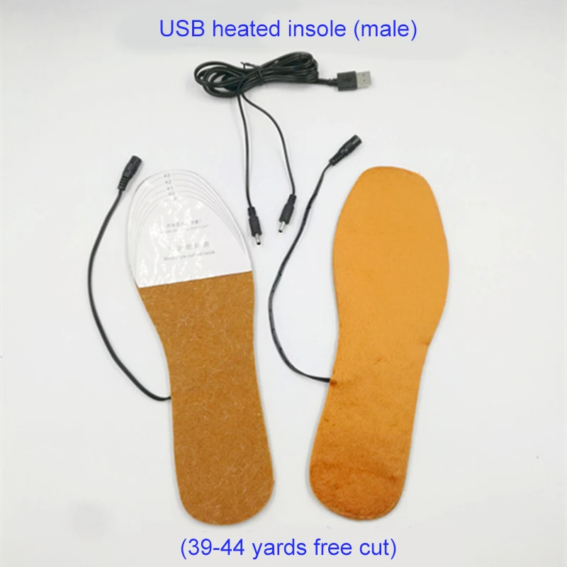 Термостельки удобные Моющиеся Многоразовые Электрические USB нагревательные сапоги для мужчин и женщин зимние теплые стельки для обуви