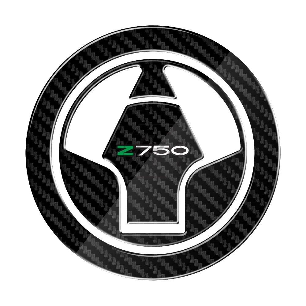 Для Kawasaki Z750 Z750R Z 750 2007-2012 3D карбоновый Мотоциклетный Бак накладка топливного газа Защитная Наклейка - Цвет: Gas Cap