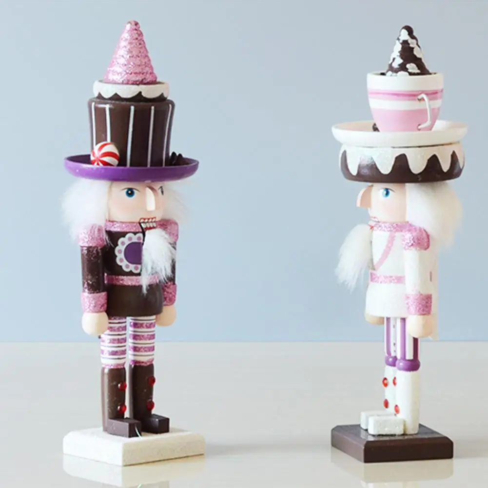 584.33руб. 31% СКИДКА|Новый рождественский орех кукольный креативный миниатюрный Декор мороженое милый солдат Щелкунчик фигурка День рождения Свадьба Подарок-in Статуэтки и миниатюры from Дом и животные on AliExpress 