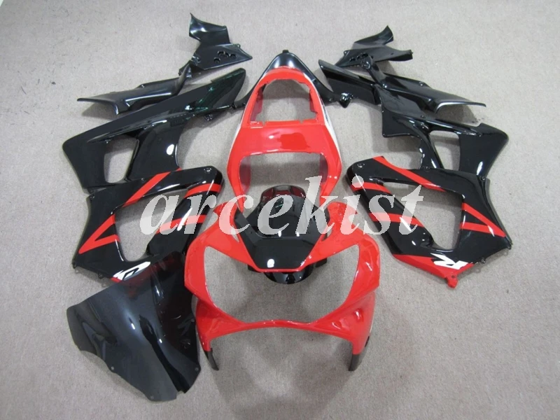 

New ABS Injection Mold Motorcycle Fairings Kits Fit For HONDA CBR900RR CBR929RR 2000 2001 00 01 929 Body set Red Black
