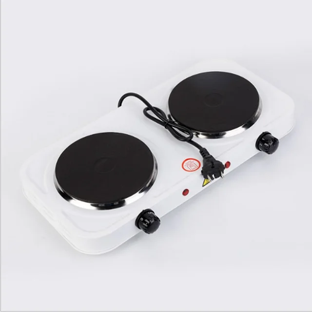 new 2000W Electric Stove Lightweight Double Ring Heating Plate Powerful  Portable Cookware Home Kitchen Tools Coffee Tea 220V