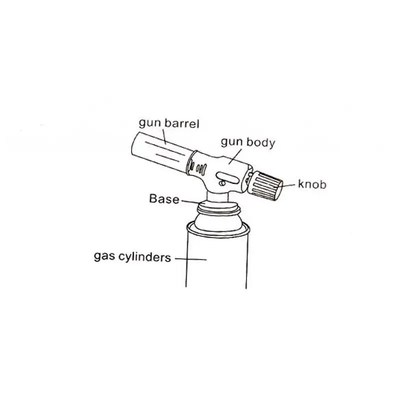 Газовая бутановый факел горелка Авто зажигания Кемпинг сварочная газовая горелка для барбекю Путешествия