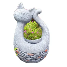 Креативный Fleshy цветочный горшок кошка дышащий мясной контроль бассейна с мясом милый маленький цветочный горшок балкон Ландшафтный Декор M2647