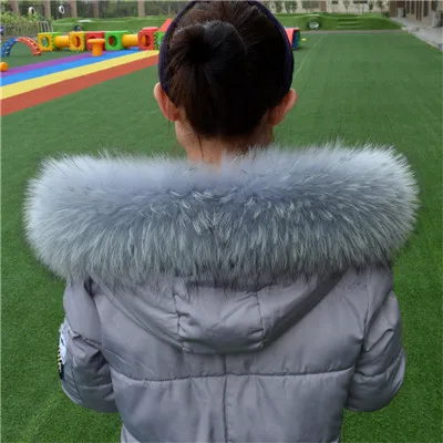 20 Genuine Real Raccoon Fur Collar Scarves Natural Raccoon fur Shawl Women Parka Coat Hood Trim Collar warm Fashion solid wrap - Цвет: 20