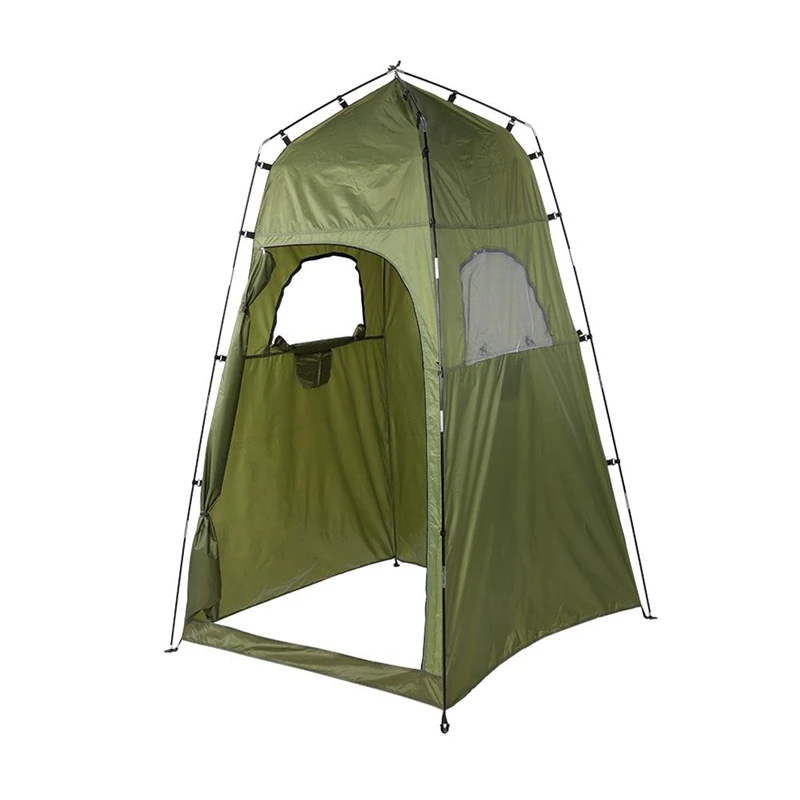 

210 T Portable Outdoor Shower Tent Camping Shelter Beach Toilet Privacy Changing Camouflage Room Moving Folding Tents
