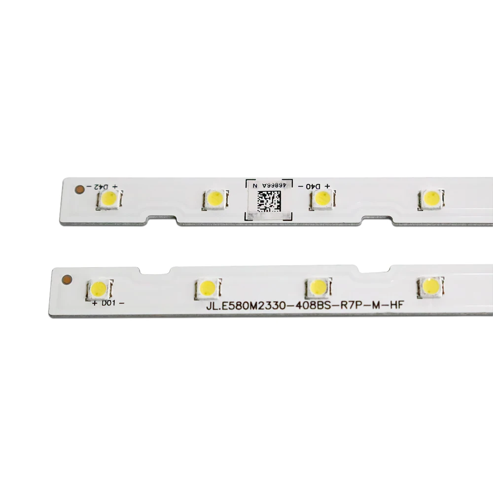 Nieuwe 2 Stuks Led Bbcklight Strip Voor Samsung Ue58nu7100 Ue58ru7100 Un58nu7100 Ua58nu7100 LM41-00632A BN96-46866A JL.E580M2330-408BS