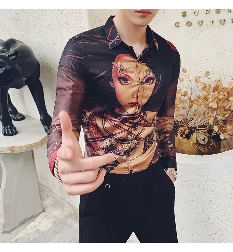 Повседневные рубашки для работы M-3XL Chemise Homme Manche Longue премиум бренд модные мужские рубашки с длинными рукавами с принтом мужские тонкие