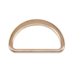 Set of 20 Multi - Size Metallic D - Ring Buckles for DIY Projects and Accessories (Gold 704)