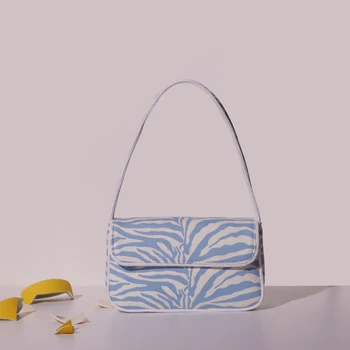 

Bag Woman 2020 Spring/Summer 2020 new Bohemian style hand bag versatile canvas under the arm bag shoulder bag