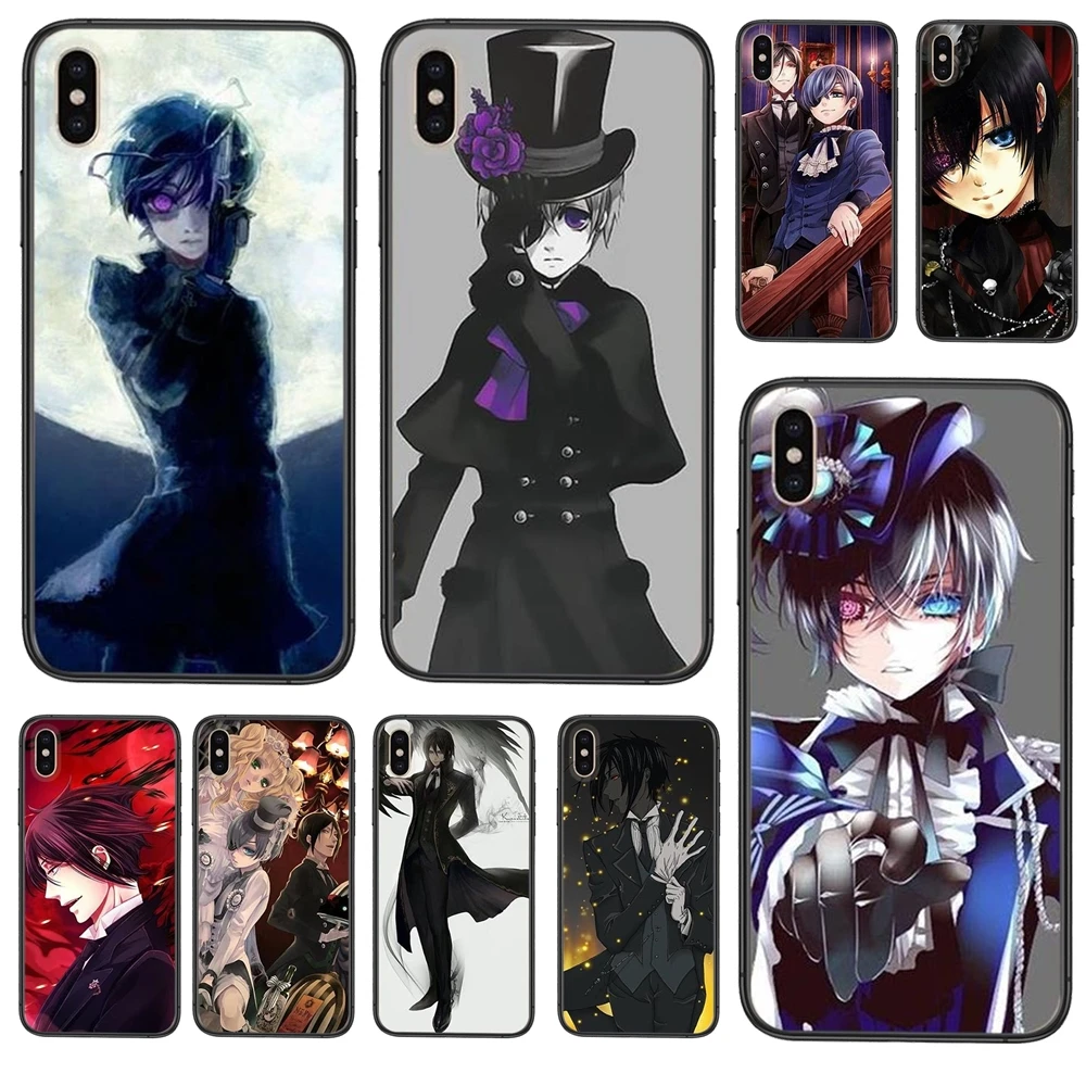 For Huawei Mate 40 Pro Plus 30 20 10 lite nova 8 pro y9 2019 Best Price Design Black Butler Kuroshitsuji Cell Phone Cases Cover | Мобильные