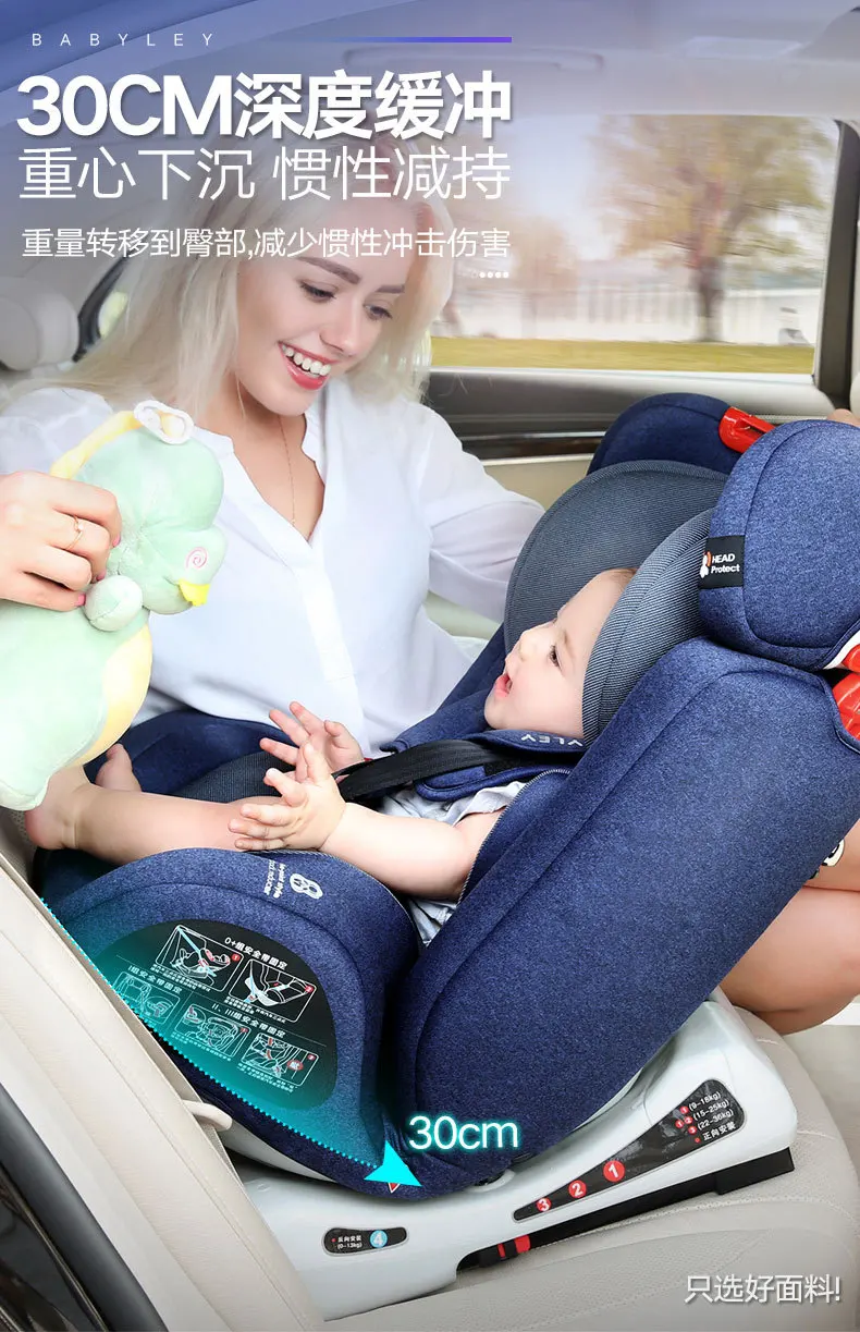 0-12 детское автомобильное безопасное сиденье с большим углом комфорта ISOFIX детское автомобильное сиденье