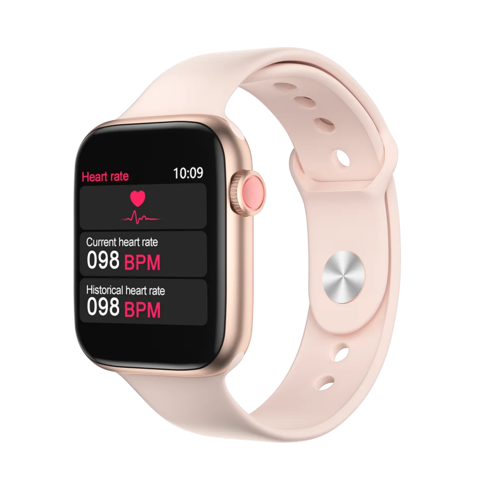 W34 Bluetooth браслет Смарт часы ЭКГ монитор сердечного ритма Iwo 8 Lite Smartwatch для Android IPhone Xiaomi Band PK Iwo 8 10 - Цвет: Розовый