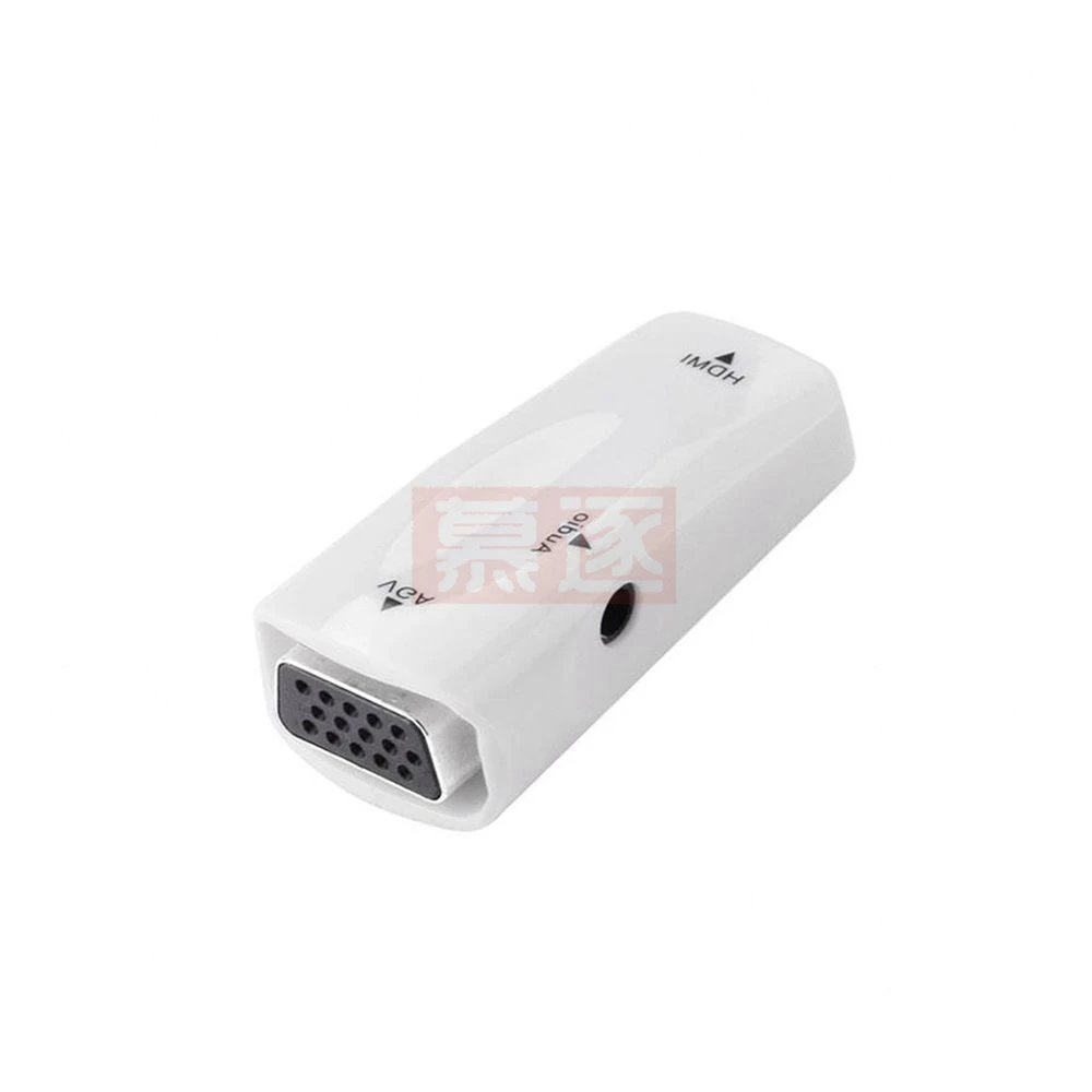 HDMI Женский к VGA мини адаптер 1080P FHD с аудио кабелем HDMI2VGA конвертер для ПК ноутбука