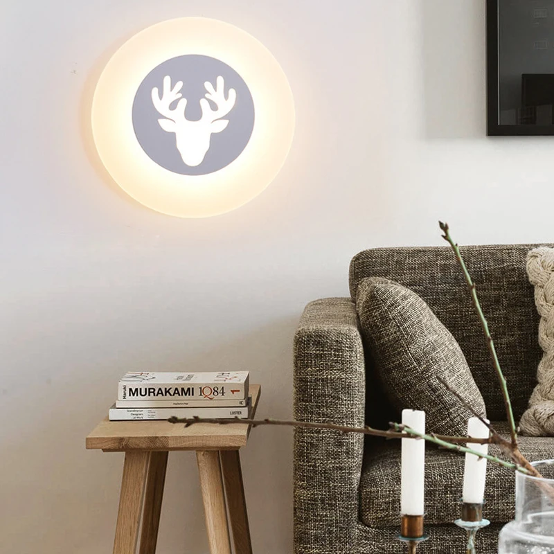 

15W LED Wall Lamp Non Dimming Width 20CM AC100-240V Modern Bedroom Living Room Decoration Lighting Wall Light