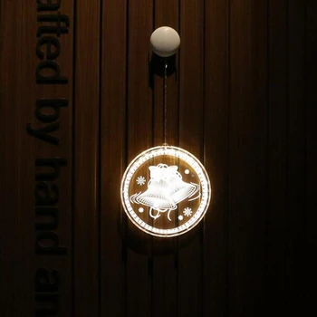 

LED Holiday String Light Christmas Decor Cabinet Night Lamp Wall Lamps for Bedroom Stair Kitchen Lantern Decoration Kid Gift