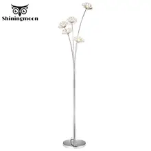 Современный хрустальный декоративный напольный светильник s, Рождественский светильник, светодиодная елка для гостиной, спальни, хромированные СВЕТОДИОДНЫЕ напольные лампы, металлические цветочные лампы