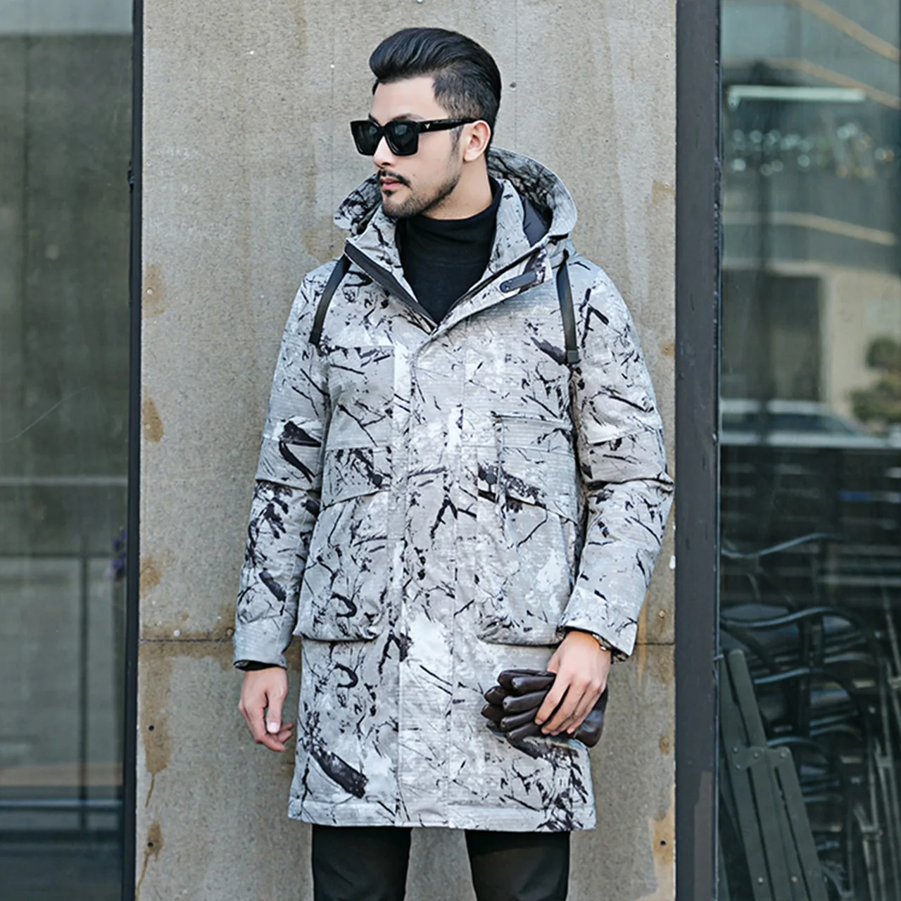 Рисунок 3 - Мужская длинная пуховая куртка